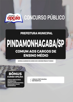 Apostila Prefeitura de Pindamonhangaba  - SP Comum aos cargos de Ensino Médio