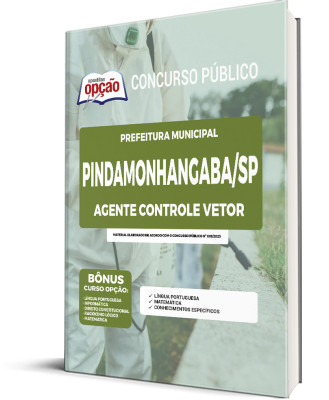 Apostila Prefeitura de Pindamonhangaba - SP Agente Controle Vetor