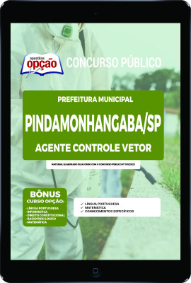 Apostila Prefeitura de Pindamonhangaba - SP em PDF Agente Controle Vetor