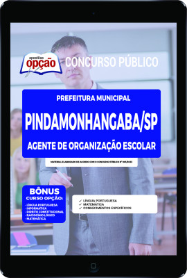 Apostila Prefeitura de Pindamonhangaba - SP em PDF Agente de Organização Escolar