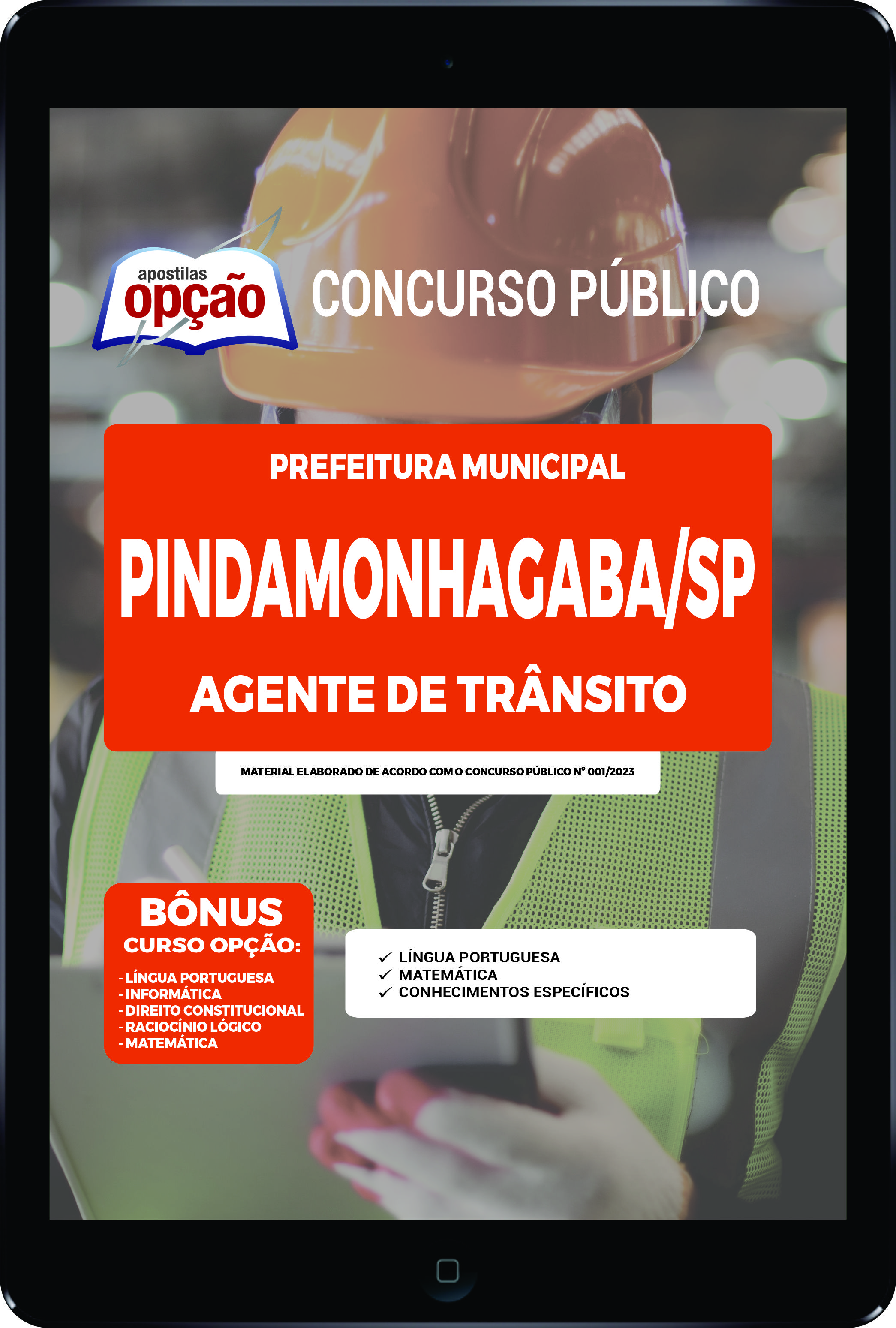 Apostila Prefeitura  de Pindamonhangaba - SP PDF AgTrânsito 2023