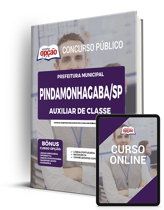 Apostila Prefeitura de Pindamonhangaba - SP 2023 Auxiliar de Classe