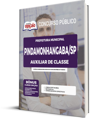 Apostila Prefeitura de Pindamonhangaba - SP Auxiliar de Classe