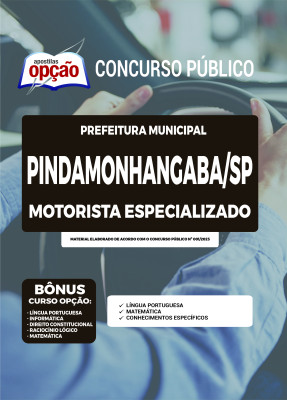 Apostila Prefeitura de Pindamonhangaba - SP Motorista Especializado