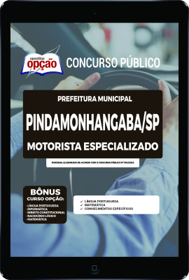 Apostila Prefeitura de Pindamonhangaba - SP em PDF Motorista Especializado