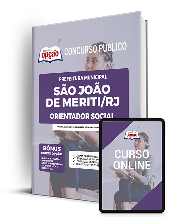 Apostila Prefeitura  de São João de Meriti - RJ 2023  Ori Social