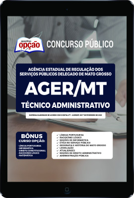 Apostila AGER-MT - em PDF Técnico Administrativo