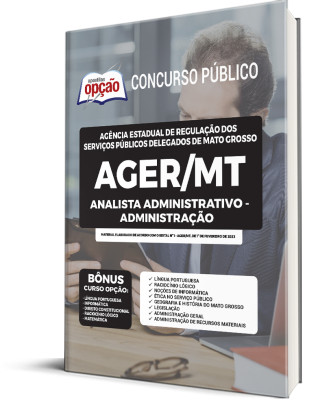 Apostila AGER-MT - Analista Administrativo - Administração