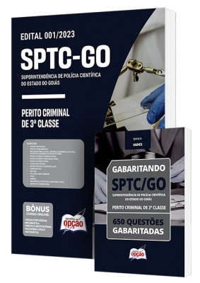 Combo Impresso SPTC-GO - Perito Criminal de 3ª Classe