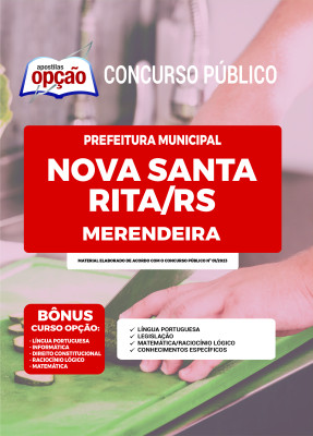 Apostila Prefeitura de Nova Santa Rita - RS - Merendeira