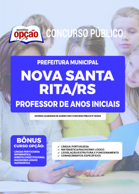 Apostila Prefeitura de Nova Santa Rita - RS - Professor de Anos Iniciais