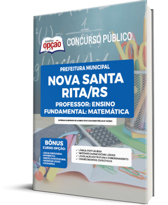 Apostila Prefeitura de Nova Santa Rita - RS - Professor – Ensino Fundamental: Matemática