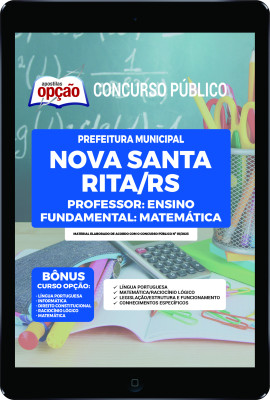 Apostila Prefeitura de Nova Santa Rita - RS em PDF - Professor – Ensino Fundamental: Matemática