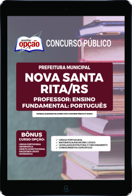 Apostila Prefeitura de Nova Santa Rita - RS em PDF - Professor – Ensino Fundamental: Português