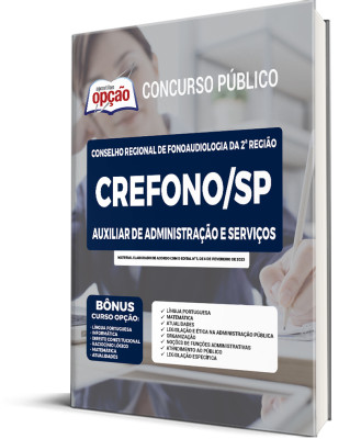 Apostila CREFONO-SP - Auxiliar de Administração e Serviços