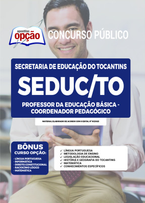 Apostila SEDUC-TO - Professor da Educação Básica - Coordenador Pedagógico