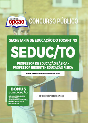 Apostila SEDUC-TO - Professor da Educação Básica - Professor Regente - Educação Física