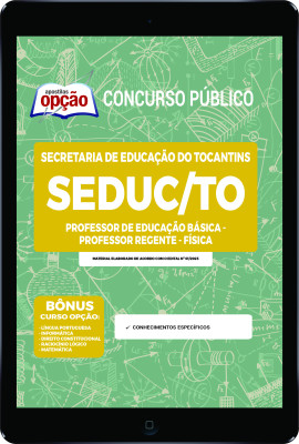 Apostila SEDUC-TO em PDF - Professor da Educação Básica - Professor Regente - Física