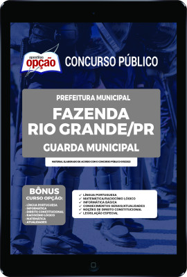 Apostila Prefeitura de Fazenda Rio Grande - PR em PDF Guarda Municipal