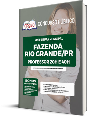 Apostila Prefeitura de Fazenda Rio Grande - PR - Professor 20h e 40h