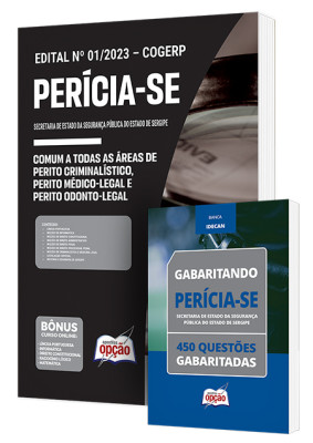 Combo Impresso SSP-SE - Comum a Todas as Áreas de Perito Criminalístico, Perito Médico-Legal e Perito Odonto-Legal