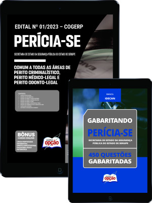 Combo Digital SSP-SE - Comum a Todas as Áreas de Perito Criminalístico, Perito Médico-Legal e Perito Odonto-Legal