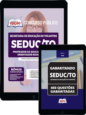 Combo Digital SEDUC-TO - Professor da Educação Básica - Orientador Educacional