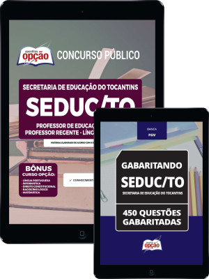 Combo Digital SEDUC-TO - Professor da Educação Básica - Professor Regente - Língua Portuguesa
