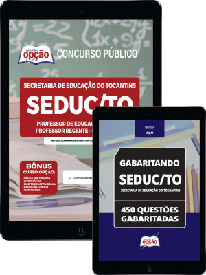 Combo Digital SEDUC-TO - Professor da Educação Básica - Professor Regente - Matemática