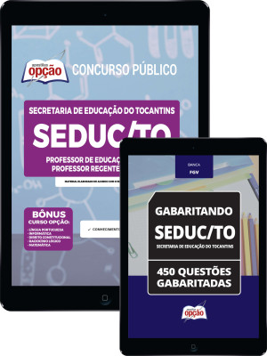 Combo Digital SEDUC-TO - Professor da Educação Básica - Professor Regente - Química