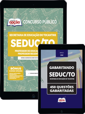 Combo Digital SEDUC-TO - Professor da Educação Básica - Professor Regente - Física