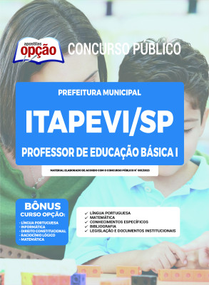 Apostila Prefeitura de Itapevi - SP - Professor de Educação Básica I