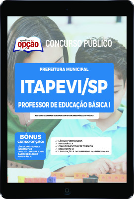 Apostila Prefeitura de Itapevi - SP em PDF - Professor de Educação Básica I