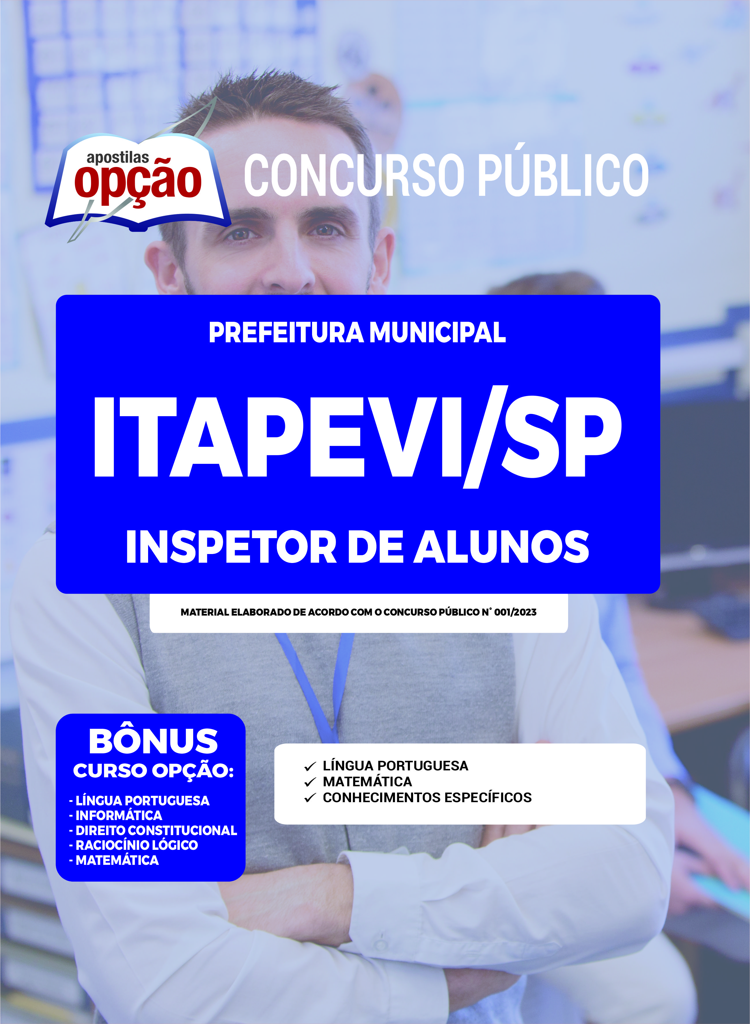 Apostila Prefeitura de Itapevi - SP 2023 - Monitor de