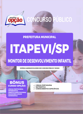 Apostila Prefeitura de Itapevi - SP - Monitor de Desenvolvimento Infantil