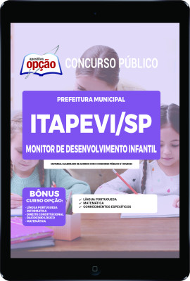 Apostila Prefeitura de Itapevi - SP em PDF - Monitor de Desenvolvimento Infantil 2023