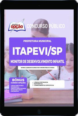 Apostila Prefeitura de Itapevi - SP em PDF - Monitor de Desenvolvimento Infantil