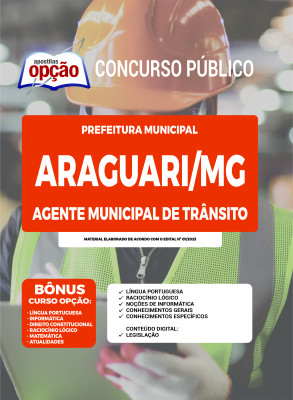 Apostila Prefeitura de Araguari - MG - Agente Municipal de Trânsito