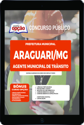 Apostila Prefeitura de Araguari - MG em PDF - Agente Municipal de Trânsito