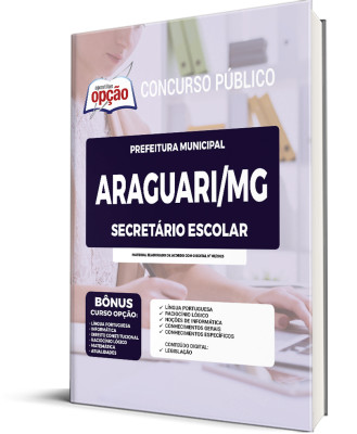 Apostila Prefeitura de Araguari - MG - Secretário Escolar