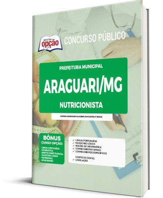 Apostila Prefeitura de Araguari - MG - Nutricionista