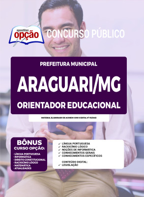 Apostila Prefeitura de Araguari - MG - Orientador Educacional