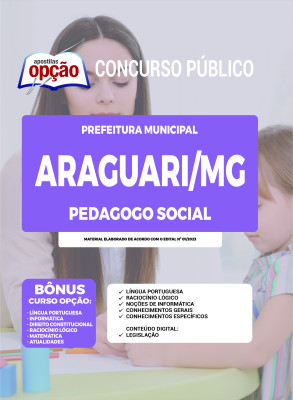 Apostila Prefeitura de Araguari - MG - Pedagogo Social