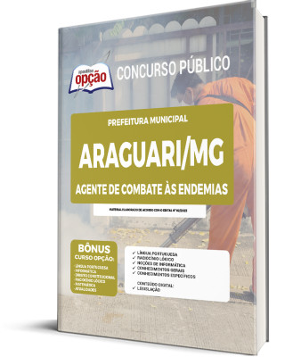 Apostila Prefeitura de Araguari - MG - Agente de Combate às Endemias