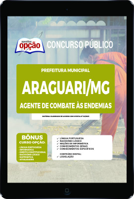 Apostila Prefeitura de Araguari - MG em PDF - Agente de Combate às Endemias