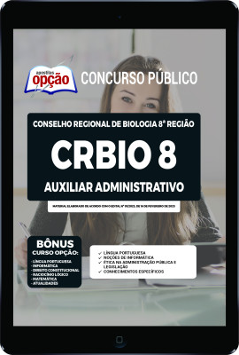 Apostila CRBio 8 em PDF - Auxiliar Administrativo