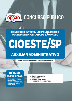 Apostila CIOESTE - SP Auxiliar Administrativo