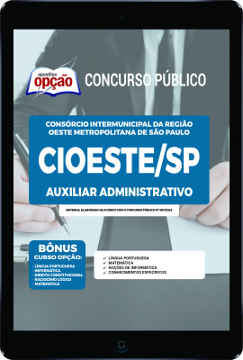 Apostila CIOESTE - SP em PDF Auxiliar Administrativo
