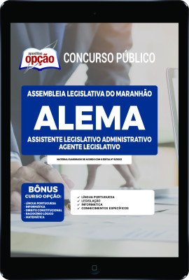 Apostila ALEMA em PDF - Assistente Legislativo Administrativo - Agente Legislativo