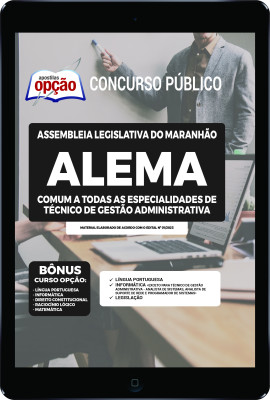 Apostila ALEMA em PDF - Comum a Todas as Especialidades de Técnico de Gestão Administrativa